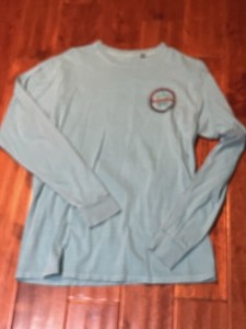 Maui Ocean Center Light Blue Weathered Long Sleeve Graphic T Shirt Size Medium
