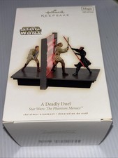 2009 Hallmark Ornament Star Wars The Phantom Menace A Deadly Duel --10-27-20