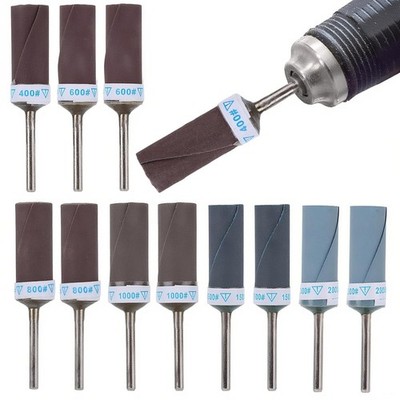 12Pcs 400-2000 Grit Sanding Drums for Dremel Rotary Tool, Rotary Tool Bits Sande