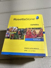Rosetta Stone Spanish Level 1,2,  3, Version 4 w/Activation Card 2010 PreOwned