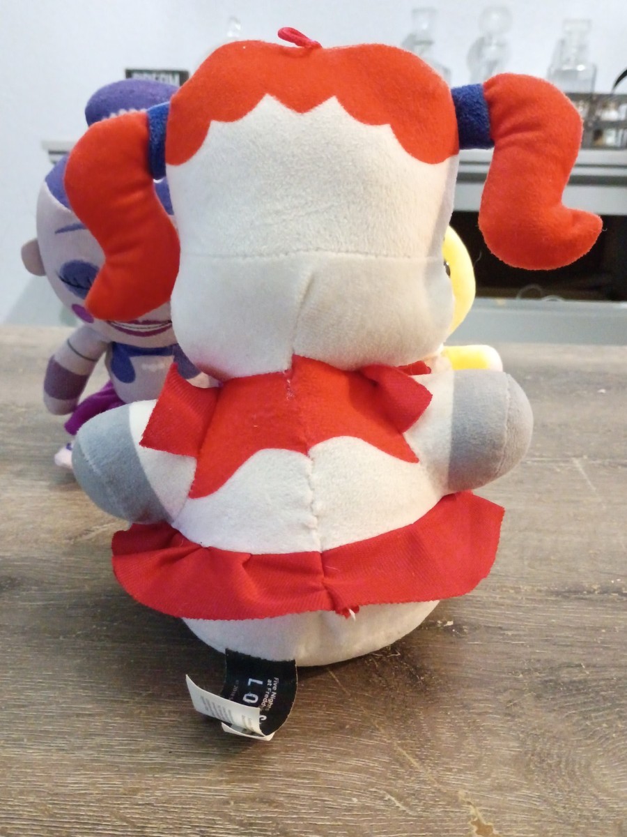 Five Nights At Freddys Plushies Chica, Circus Baby, Ballora FNAF
