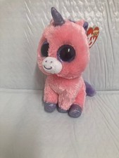 Ty Beanie Boos💜Magic The Unicorn Glitter Eyes 6" New MWMT's