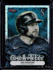 2025 Bowman's Best Cal Raleigh Showpieces Mini Diamond Refractor #BS-7 Mariners