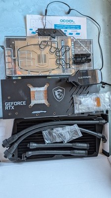 MSI GeForce RTX 3080 Ti GAMING X TRIO 12GB Graphics Card Alphacool WaterBlock