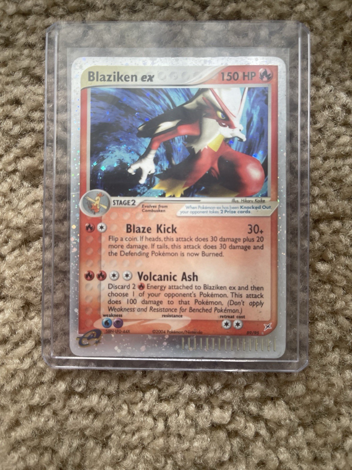 Pokemon Blaziken EX 89/95 EX Team Magma Vs. Team Aqua MP