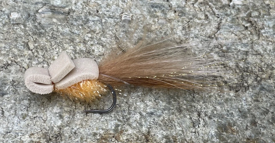 (2 Pack) Foxy Gurgler Top Water Ginger 2/0 Freshwater Flies Saltwater Flies - Image 3 of 3