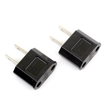 220V to 110V Korea to USA Travel Adapter 2-Pack