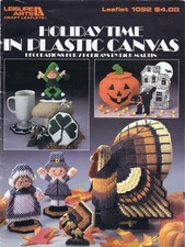 Holiday Time In Plastic Canvas: Decorations for 7 Holidays- Leisure Arts Lea...