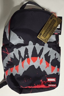 RARE Sprayground Limited Edition Marvel Venom Shark Backpack New