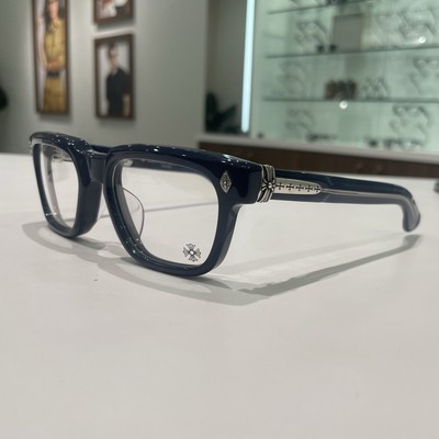 Chrome Hearts Pen 15 Peacock Blue / Silver Glasses - Box Officer