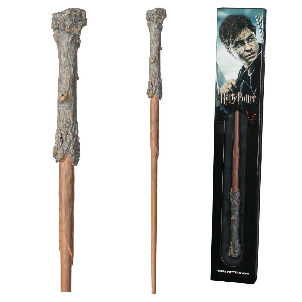 Baguette Harry Potter réplique officielle de collection en boîte à fenêtre