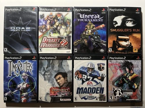 PlayStation 2 ps2 Video Game Lot Bundle🔥Works Great! DOA The Bouncer Tekken