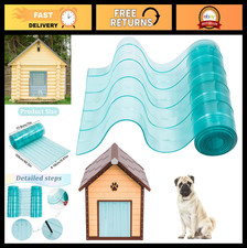 Dog Door Replacement Flaps Strips, PVC Plastic for DIY Doghouse Cat Door, 7.