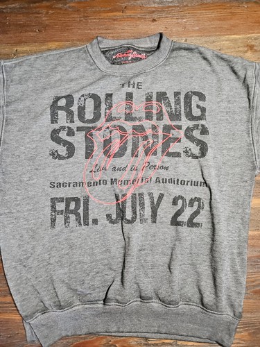 Rolling Stones Women's Licensed Rolling Stones Crewneck Sweatshirt Size M - Picture 2 of 4