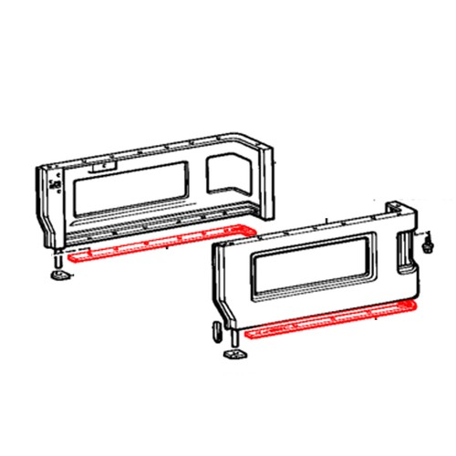 Packing Rear Upper Side Panel Pair Fit 69-86 Toyota Land Cruiser BJ40 41 42 FJ40 - Picture 4 of 6