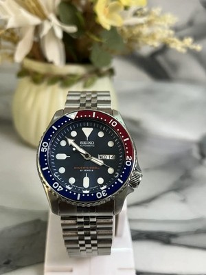 Seiko Automatic Men's Stainless Steel DIVER'S 200m Blue Dial Japan Made Watch