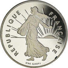 [#183798] Coin, France, Semeuse, Franc, 1996, Paris, BE, MS, Nickel, KM:925.2