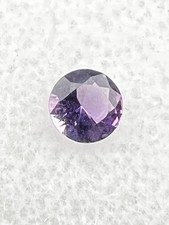 Natural Untreated Brazilian Amethyst Faceted Gemstone Round 4.5mm 0.28 cts