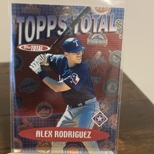 Topps 2002 Total Alex Rodriguez TT39 Texas Rangers Baseball Card
