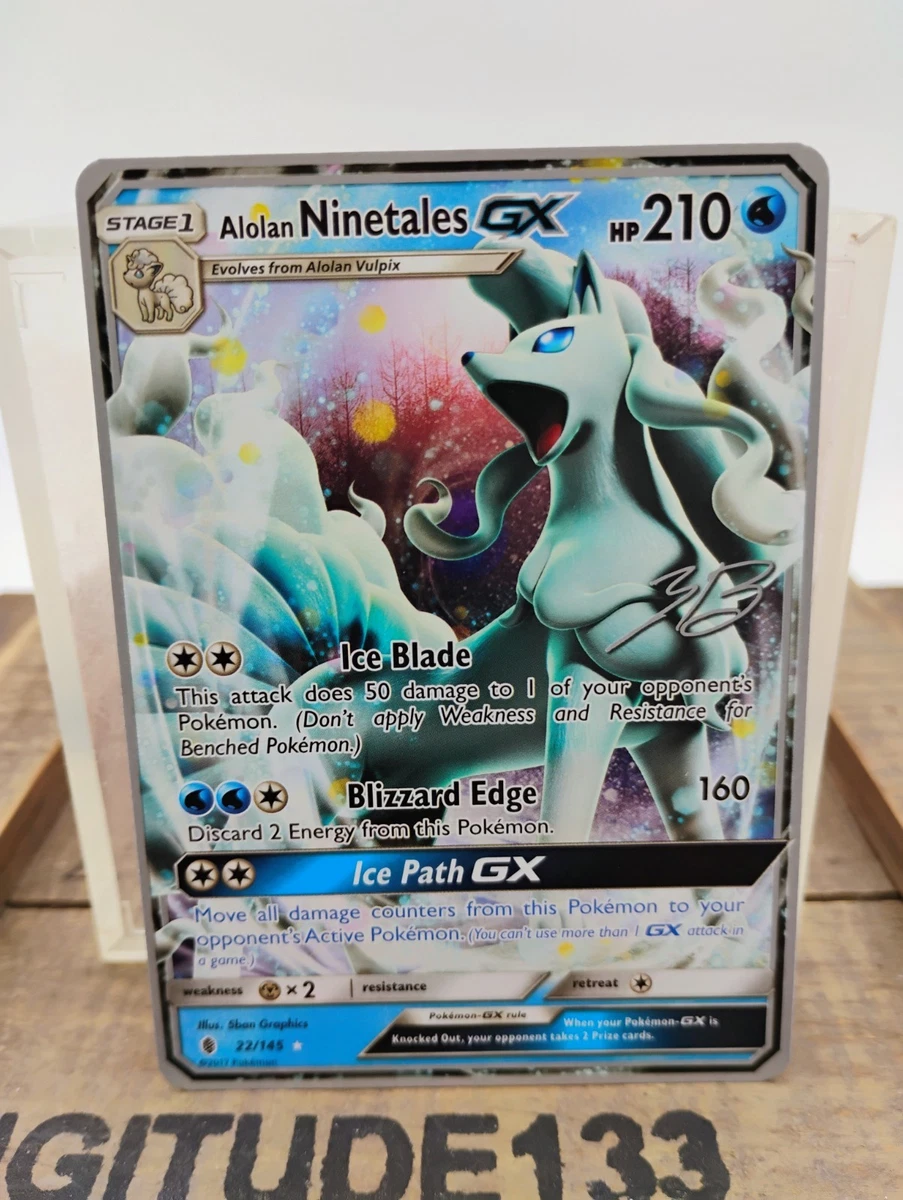 Alolan Ninetales GX 22/145 World Championship Decks for sale | eBay