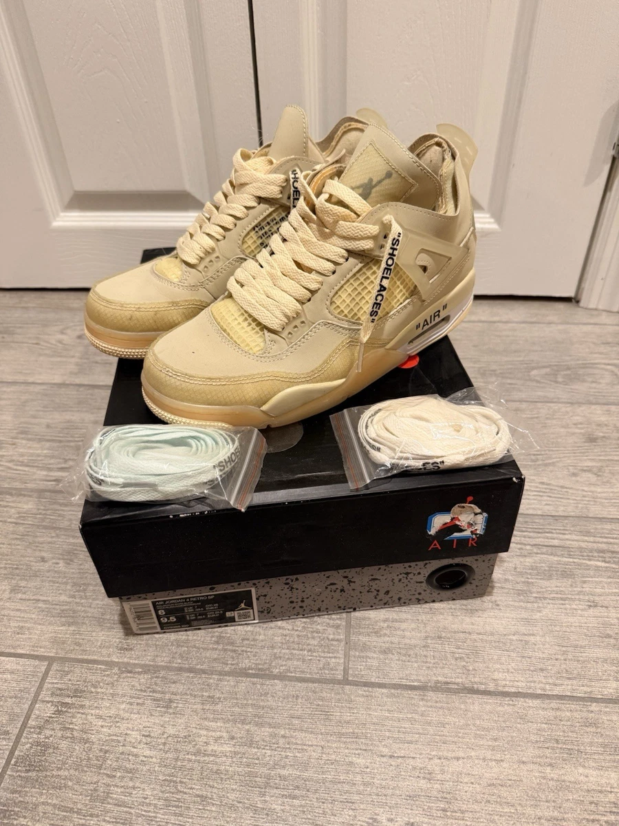 Las mejores ofertas en Jordan 4 SP x Off-White Mid Sail W | eBay