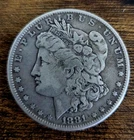 1881 Morgan Silver Dollar (Beautiful Detail)