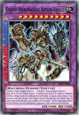 GOLEM - ALTES FINALGETRIEBE - LED2-IT036 - 1Ed - Common - Yu-gi-oh Yugioh