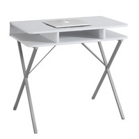 Monarch 31 Metal Computer Desk In White on sale Monarch 31 Metal Computer Desk In White on sale