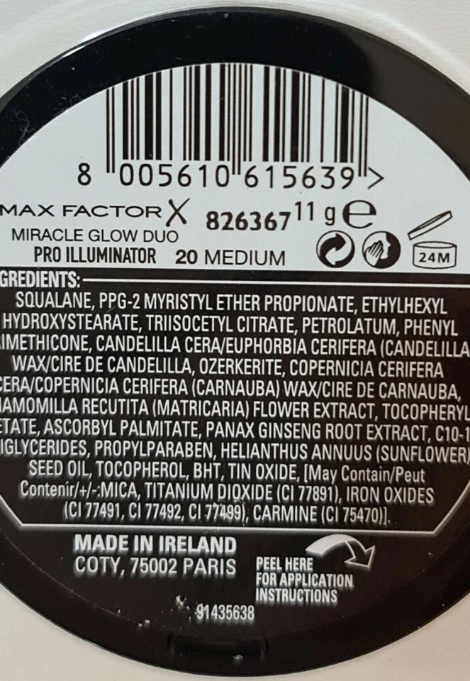 3 x Max Factor Miracle Glow Duo Pro Illuminator Compact 11g Medium 20 - Image 3 of 4