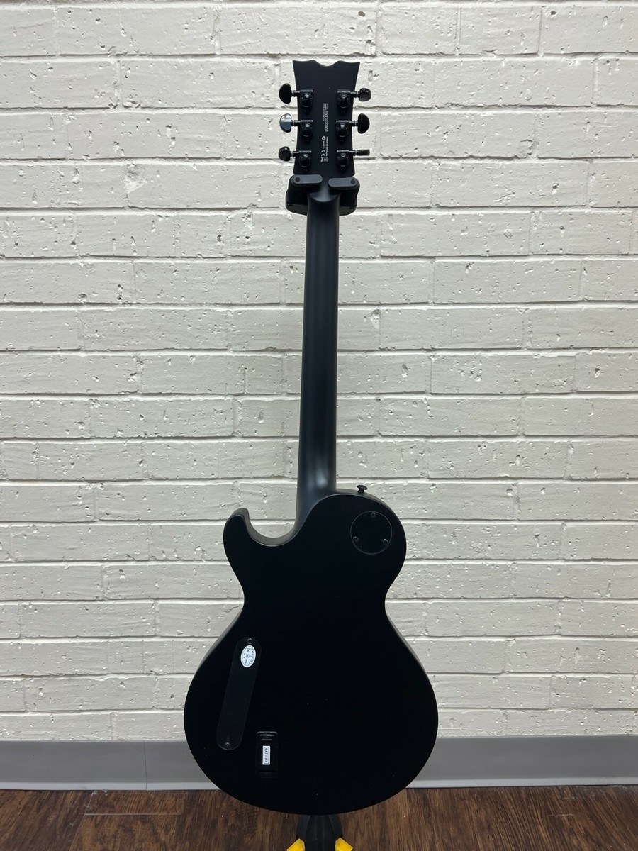 Dean Thoroughbred Select Guitar, Fluence, Black Satin w/ Ernie