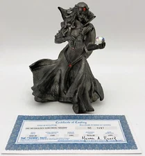 1991 Michael Ricker Pewter Mythology Sorceress "Shawn" w/COA #1091 of 1500