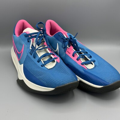 Nike Precision 6 Basketballschuh 721821 blau pink 49,5 EU - WIE NEU