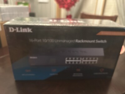 NEW D-Link  DSS (DSS16+) 16-Port 10/100 Rackmount Switch