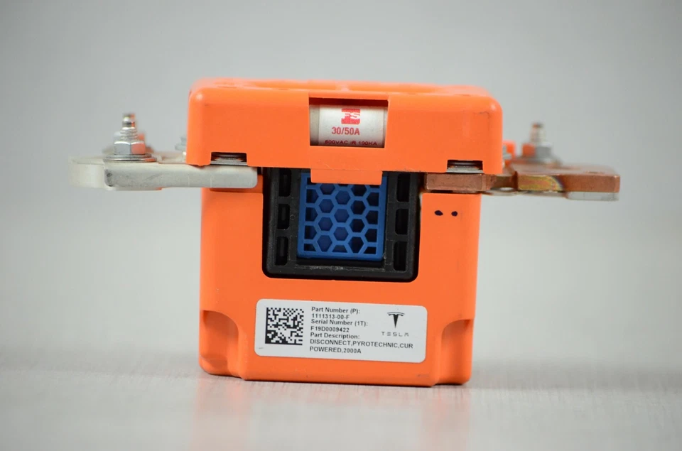 ¡Probado! Tesla Model S Model X 2012-2021 Pyro Fusible Batería Desconexión OEM 2.000A Foto 4 de 4