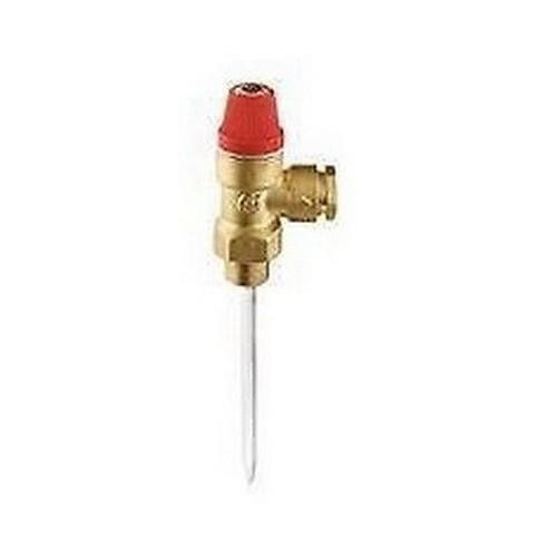 Valvola Caleffi 309400 Sicurezza T&P 10 bar 1/2" x 15mm - Professionale
