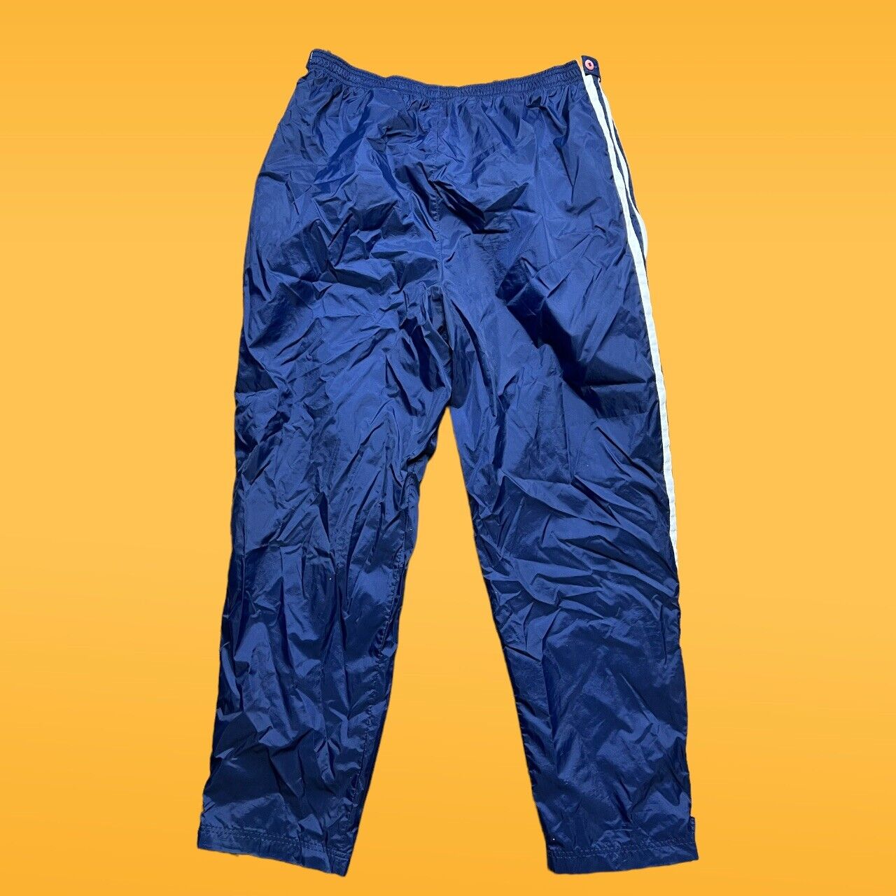 Vintage Adidas Windbreaker Pants 1990s Men’s XL B… - image 2