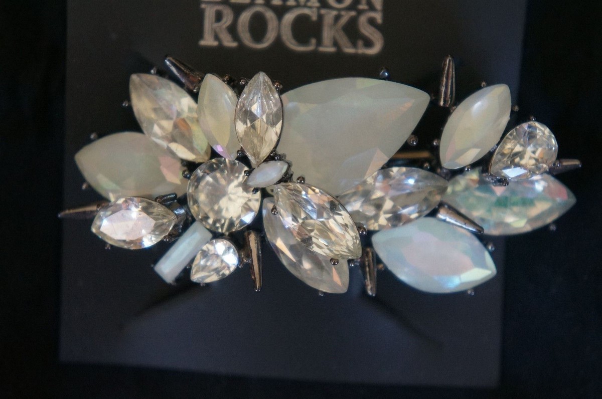 ?Erickson Beamon Rocks hair accessories NEW Erickson Beamon Rocks LightWeight Blondie Crystal Medium  main image 4