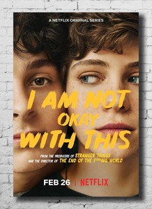 New Hot I Am Not Okay With This Tv Movie Poster Art Silk Fabric 41 Ebay