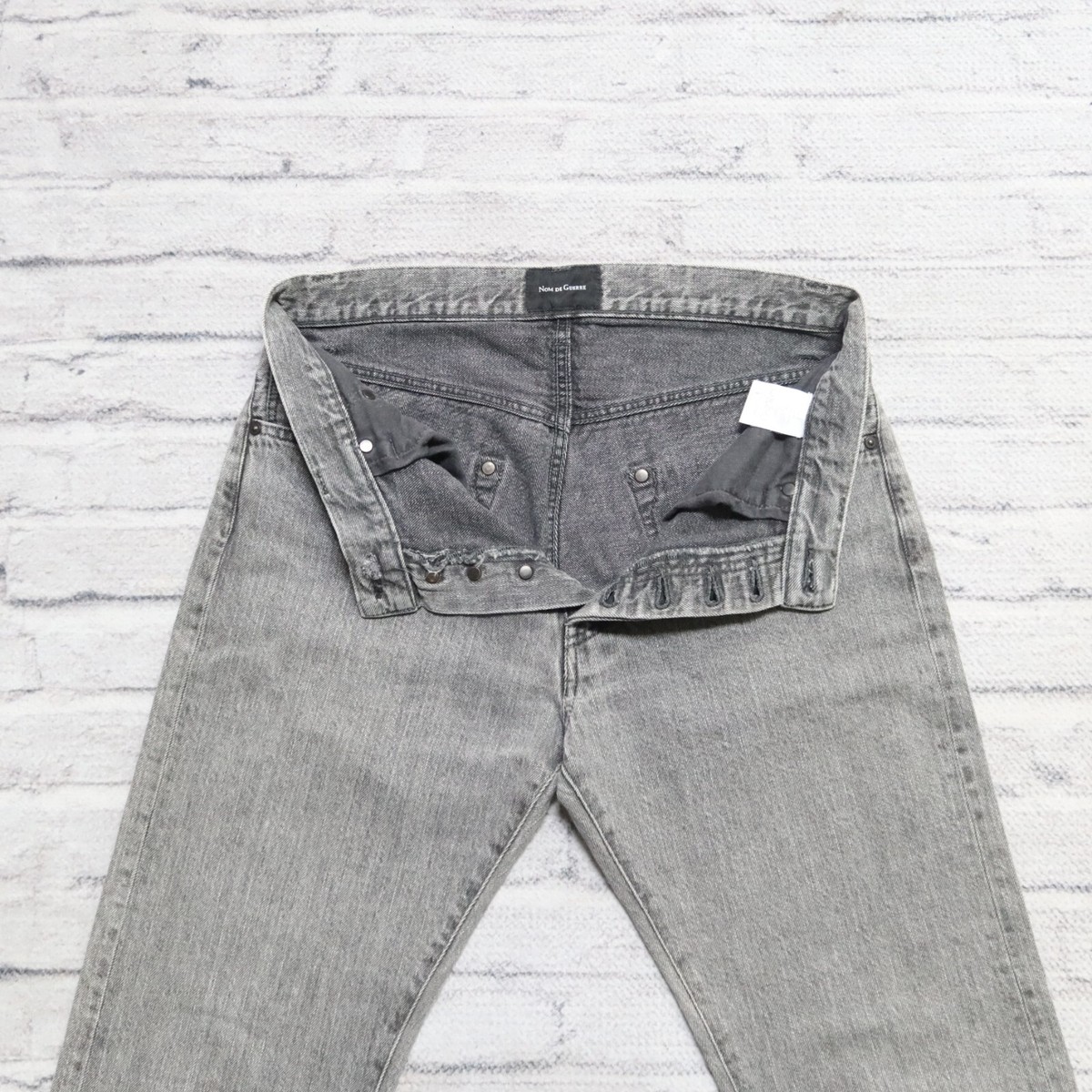 Vintage 00s Nom De Guerre Denim Jeans Made in Japan NYC New York