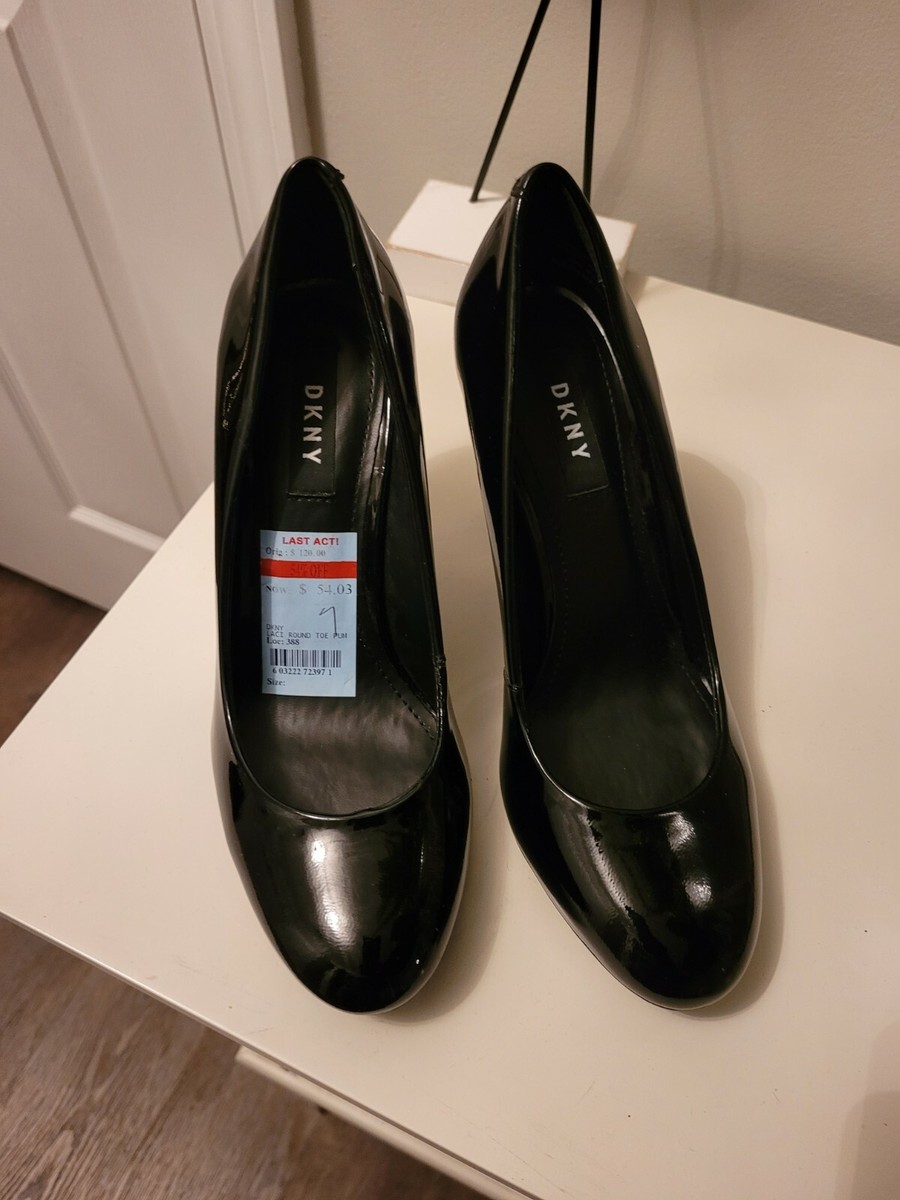 DKNY Patent Leather Black Pumps -new