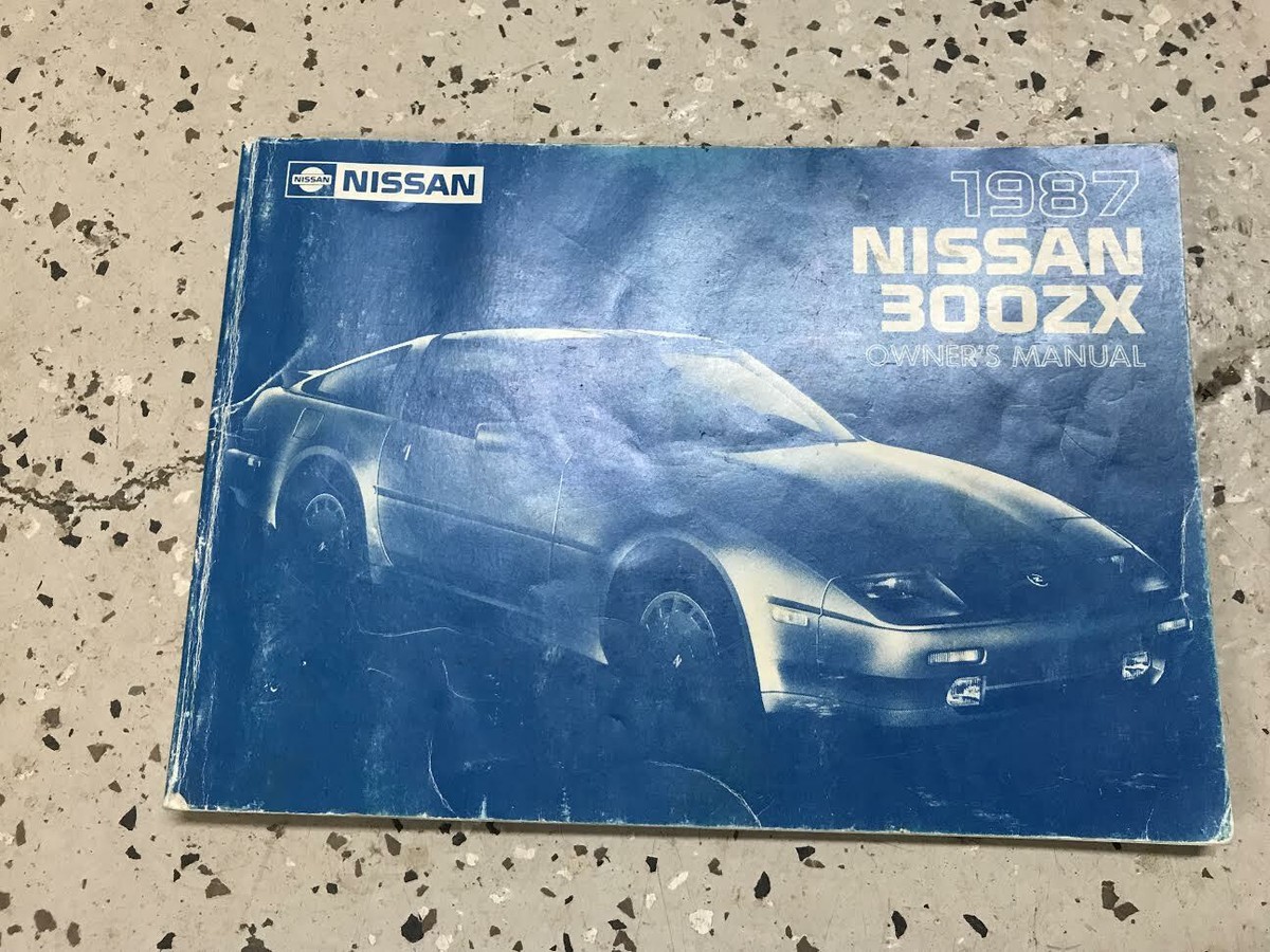 確認用 ご注文 1987 Nissan 300ZX Owners Operators Owner Manual FACTORY OEM 1987