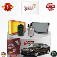 Inspektionskit Filter + ÖL Skoda Superb II 1.8 TSI 118KW 160CV Von 2011->