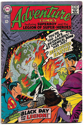 DC Silver Age : Adventure Comics #363 (Curt Swan) Legion of Super-Heroes