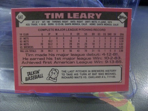 1986 Topps Traded Tiffany Baseball Card Singles   (YOU PICK CARDS) - Bild 29 von 63