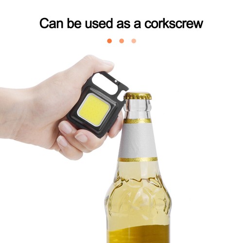 Mini Tragbare COB LED Arbeitslicht Schlüsselanhänger USB Lampe Taschenlampe - Bild 7 von 15