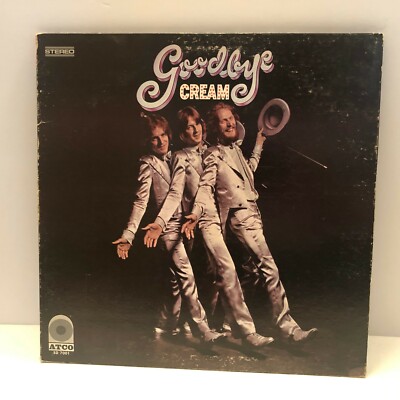 Cream Goodbye LP Album 1969 Atco Records SD 7001 Gatefold Cover VG+ 