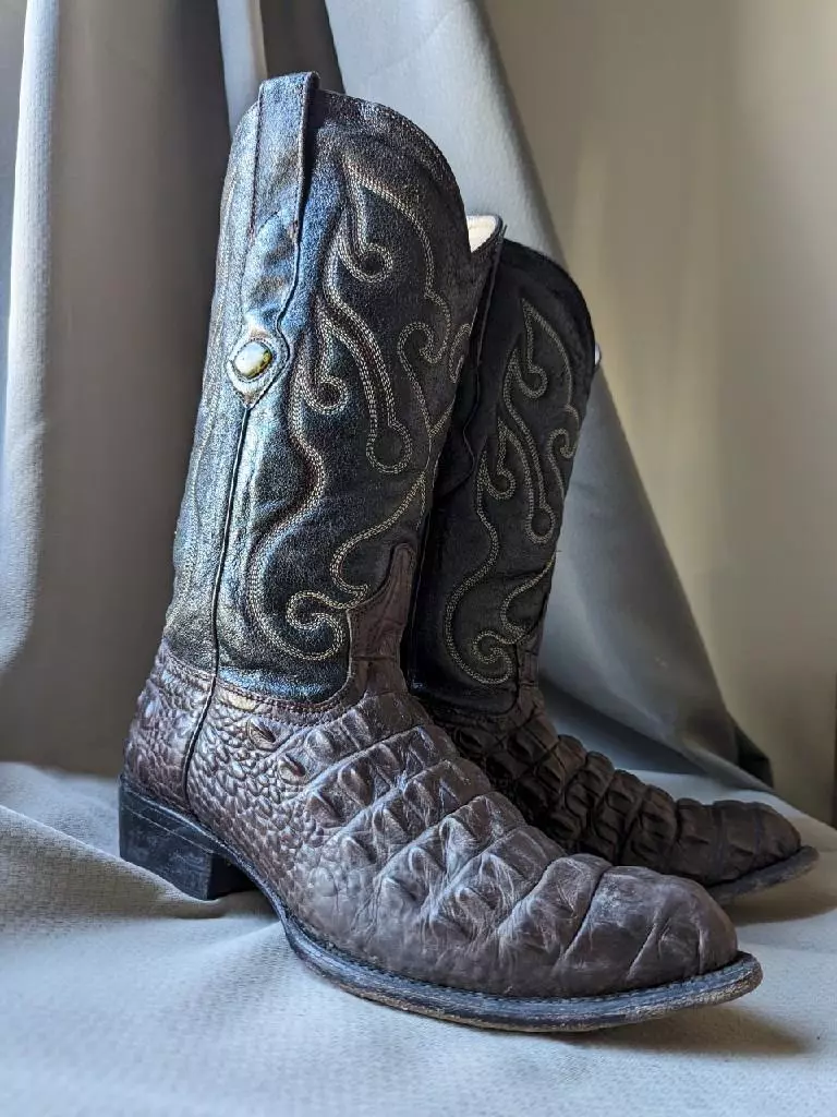Crocodile print hotsell boots