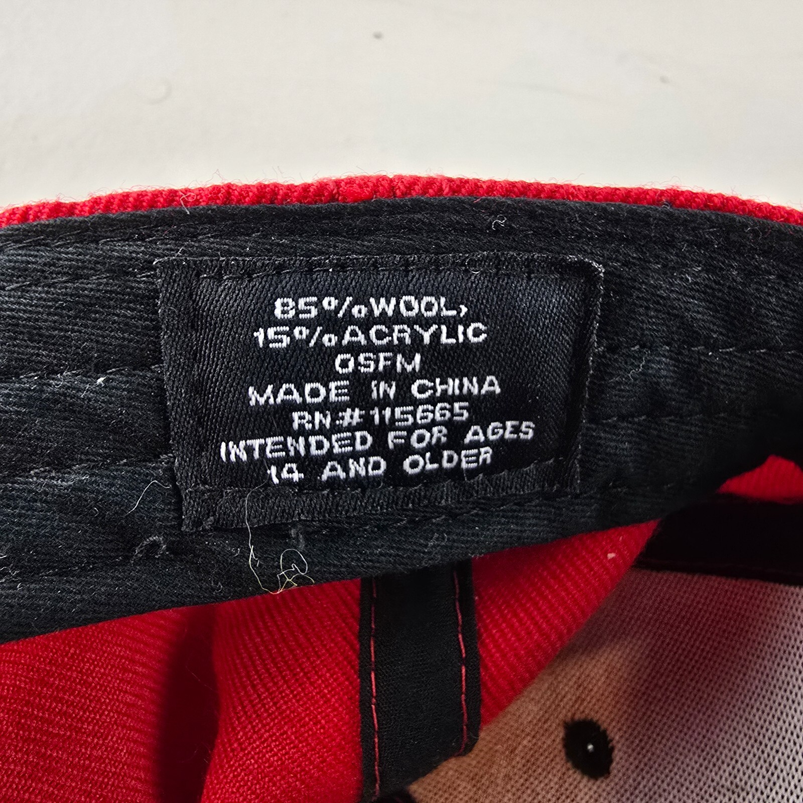 Deadpool Hat Mens Snapback Adjustable Red Marvel … - image 7