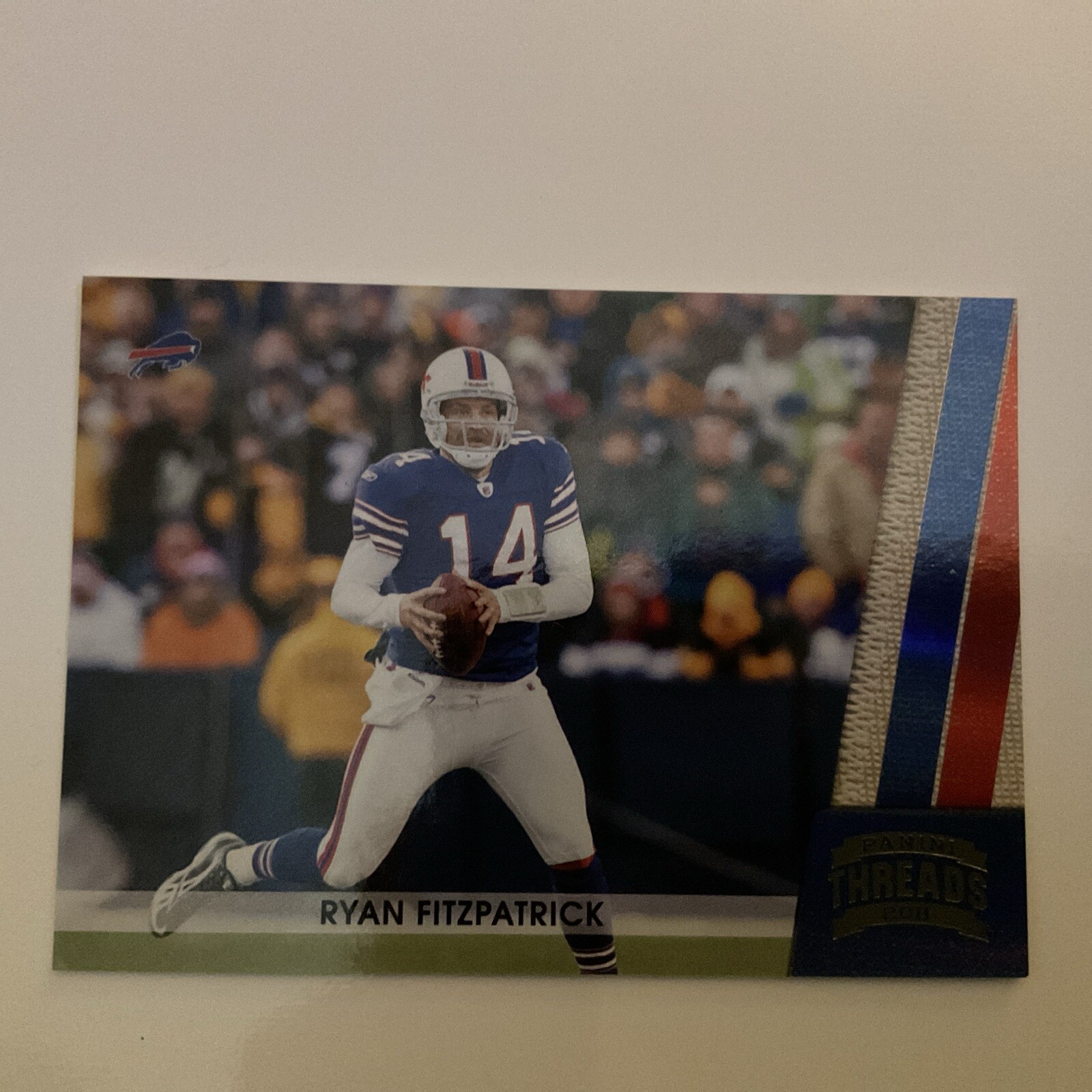 2011 Panini Threads Silver Buffalo Bills Football Card #18 Ryan Fitzpatrick /100