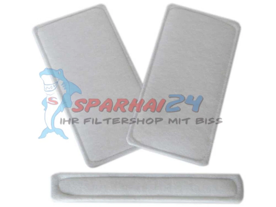 SPARHAI24 Filter passend für Helios KWL EC 270 / EC 370 | 2x G4 + 1x G4 Bypass